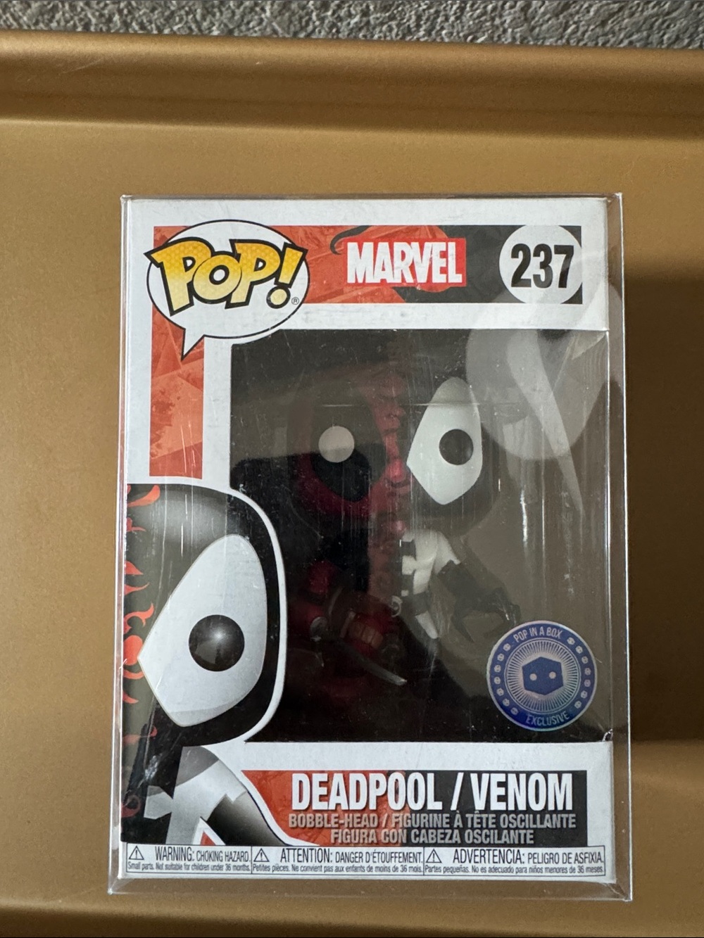 Funko Marvel Deadpool/Venom Dual-Tone Pop! Figure - Red & Black